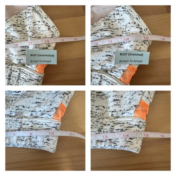 Splits59 Sports Bra Size S Mesh Insert Speckled Pattern Active SplitsFiftyNine - Picture 4 of 7